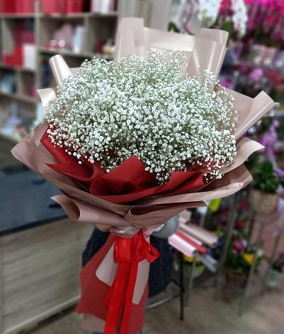 Букет цветов из: Гипсофила в Редькино