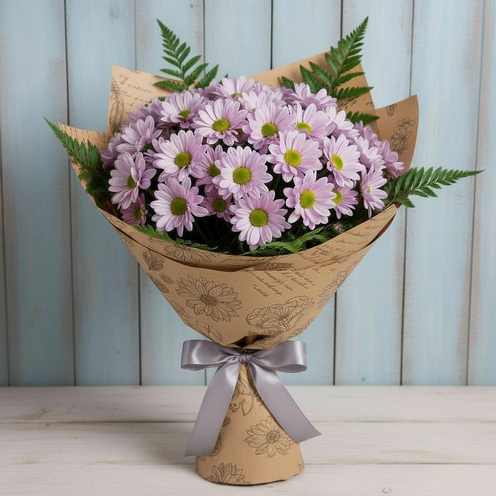 Букет цветов из: Хризантемы в Редькино