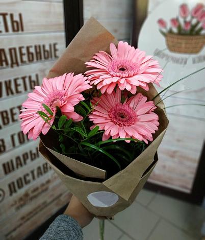 Букет цветов из: Герберы в Редькино