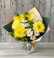 Букет цветов из:  Хризантемы #REPLACE_PRED# Редькино