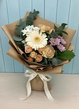 Букет цветов из:  Герберы и Хризантемы в Редькино