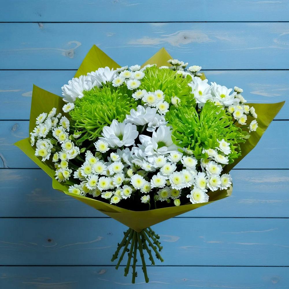 Букет цветов из: Хризантемы в Редькино