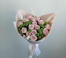Букет цветов из:  Розы и Хризантемы в Редькино