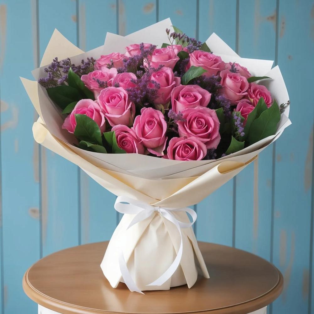 Букет цветов из: Розы в Редькино